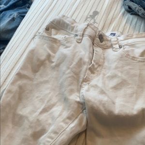 girls white jeans